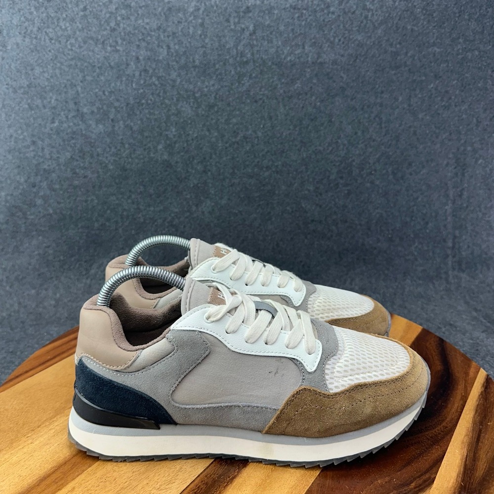 HOFF Art Royal Mile Brown Gray Navy Trainers Sneakers Womens EU 40 USA 9 $180